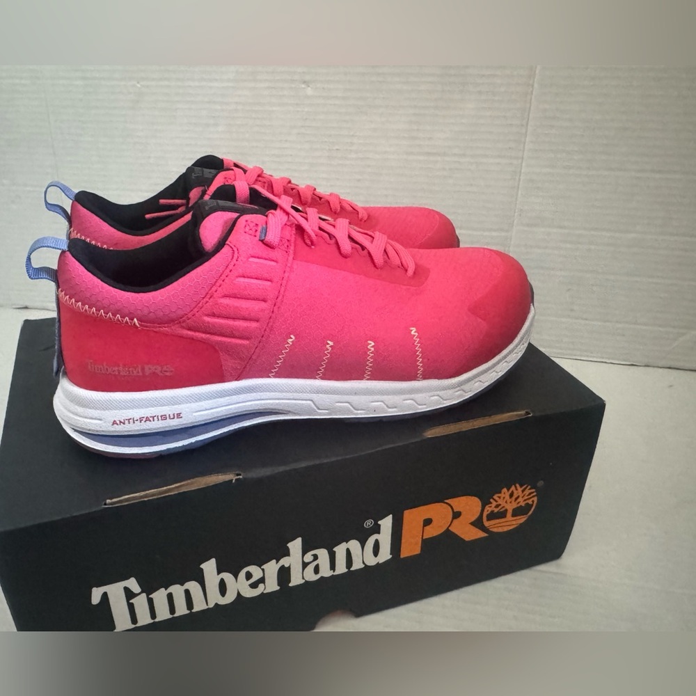 NEW Timberland PRO Overdrive Composite Safety Toe Women’s Size 7 Shoes - Picture 4 of 7